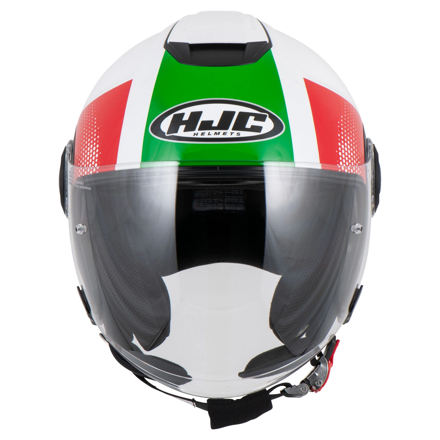 HJC I40N PYLE WHITE/GREEN S HELMET