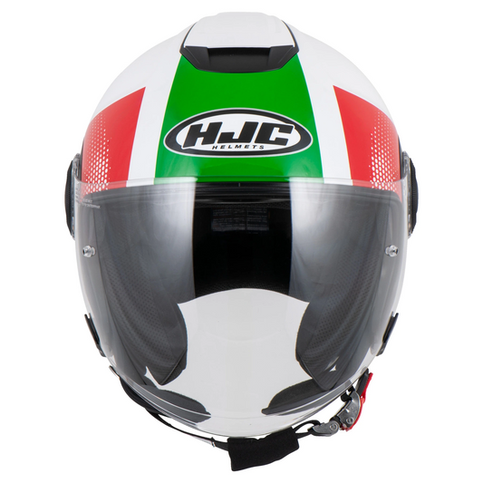KASK HJC I40N PYLE WHITE/GREEN