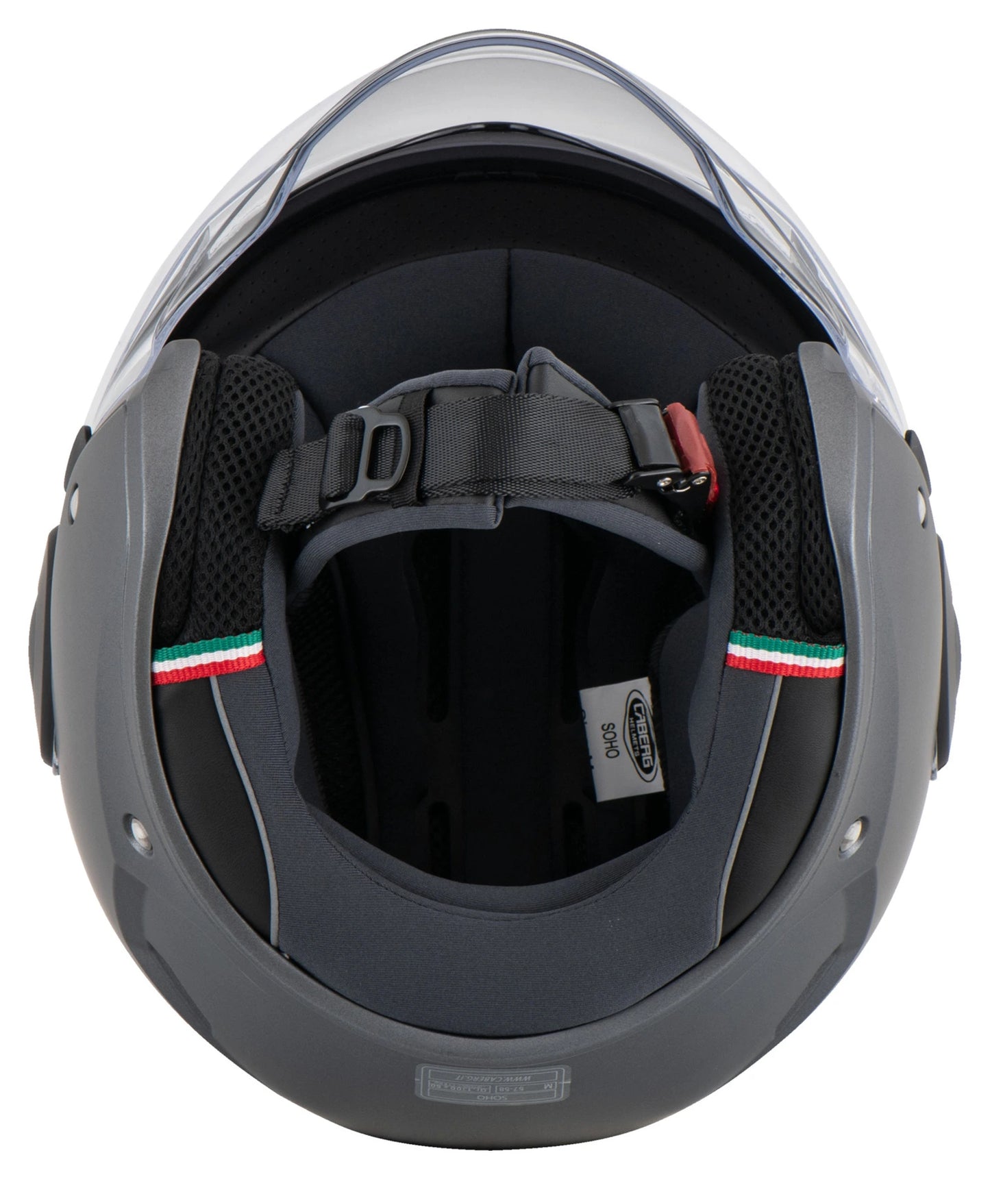 Caberg Soho Solid Motorcycle Helmet Matte Grey Gunmetal XS