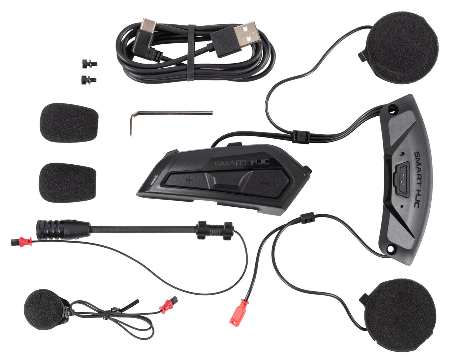 HJC Smart 21B Motorcycle Intercom Black