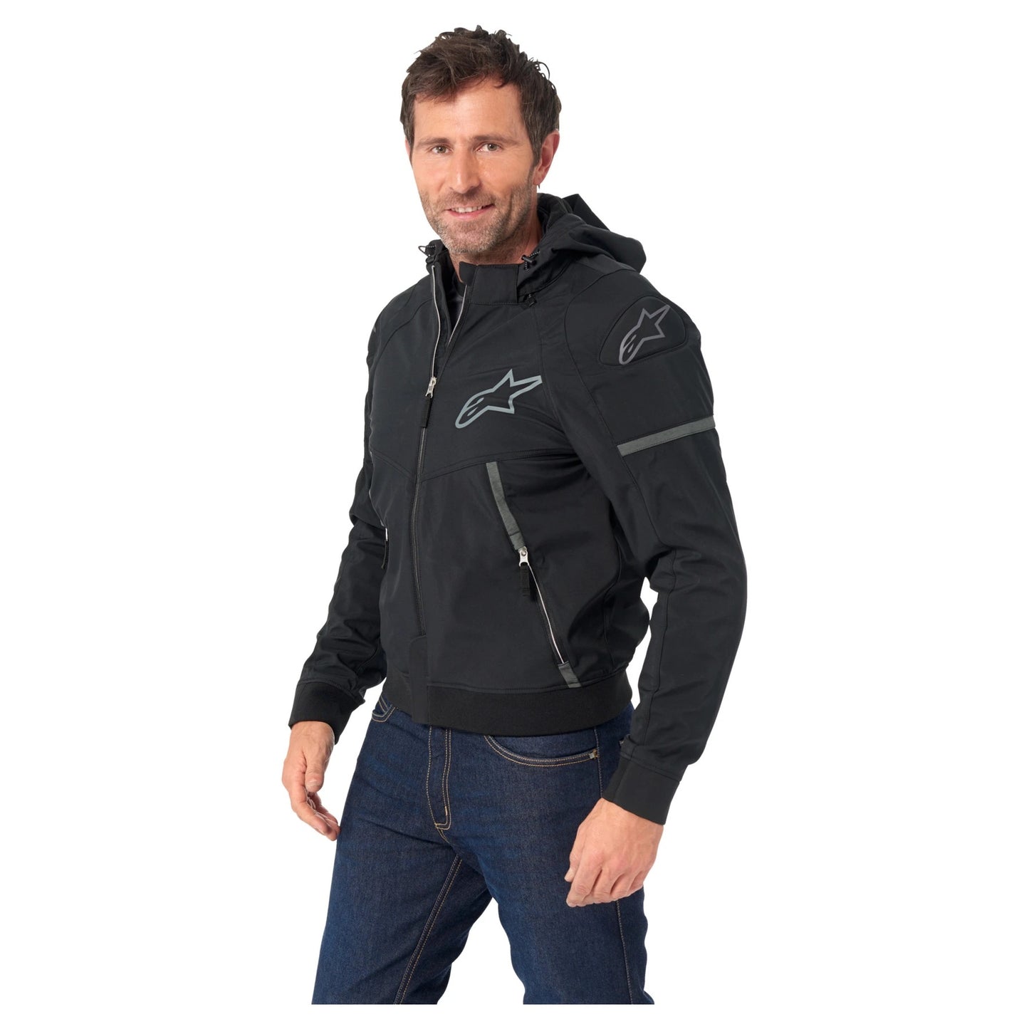 ALPINESTARS SEKTOR V2 TECH BLACK S MOTORCYCLE JACKET