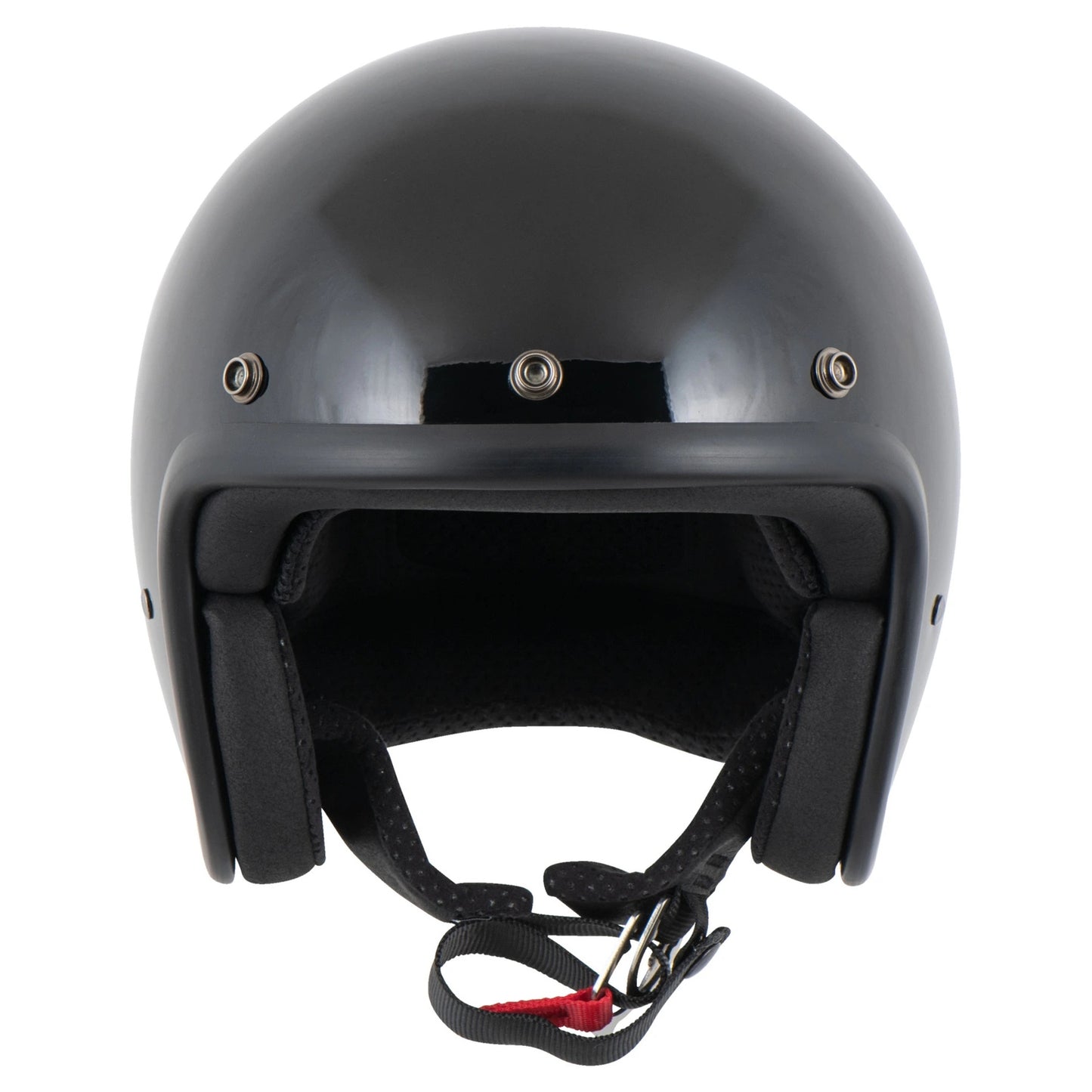 DMD Retro - Solid Black - Open Face Helmet
