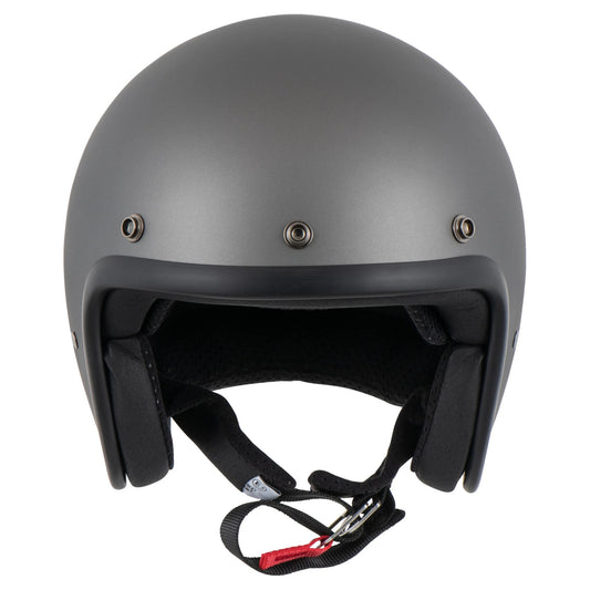DMD Retro - Matt Grey - Open Face Helmet