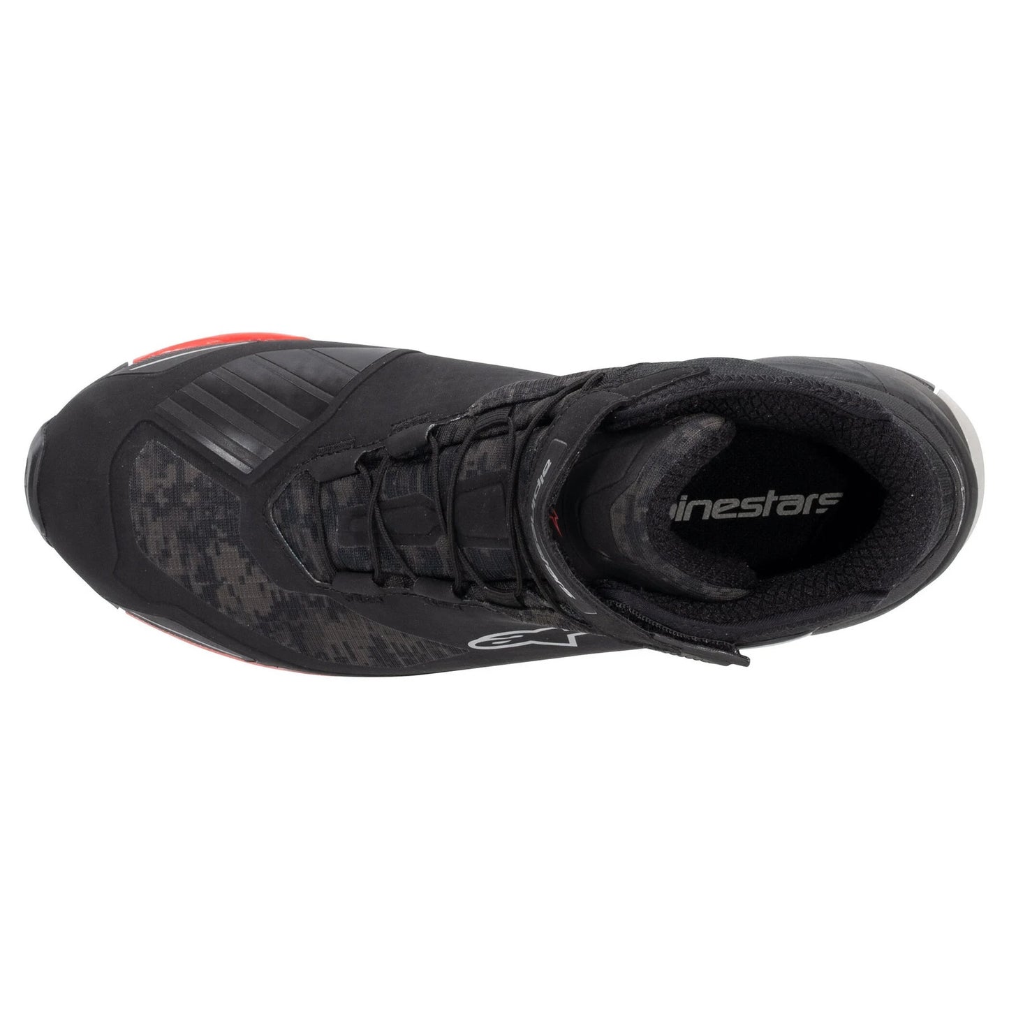 Alpinestars CR-X Drystar Motorcycle Boots Black/Camo/Red 12