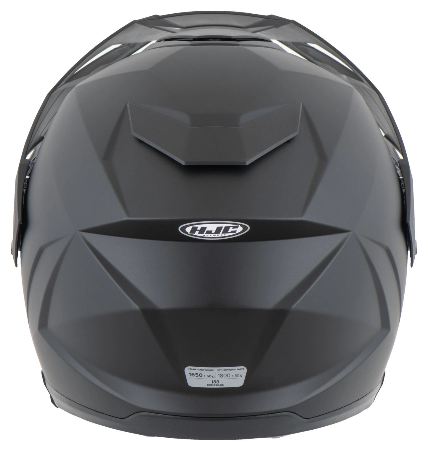 HJC I80 SOLID SEMI FLAT MOTORCYCLE HELMET BLACK XL