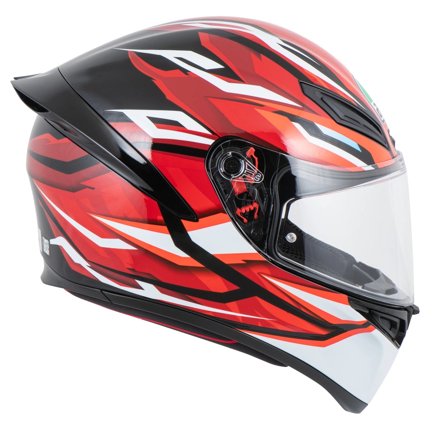 AGV K-1 S Lion Helmet Black/Red/White E2206