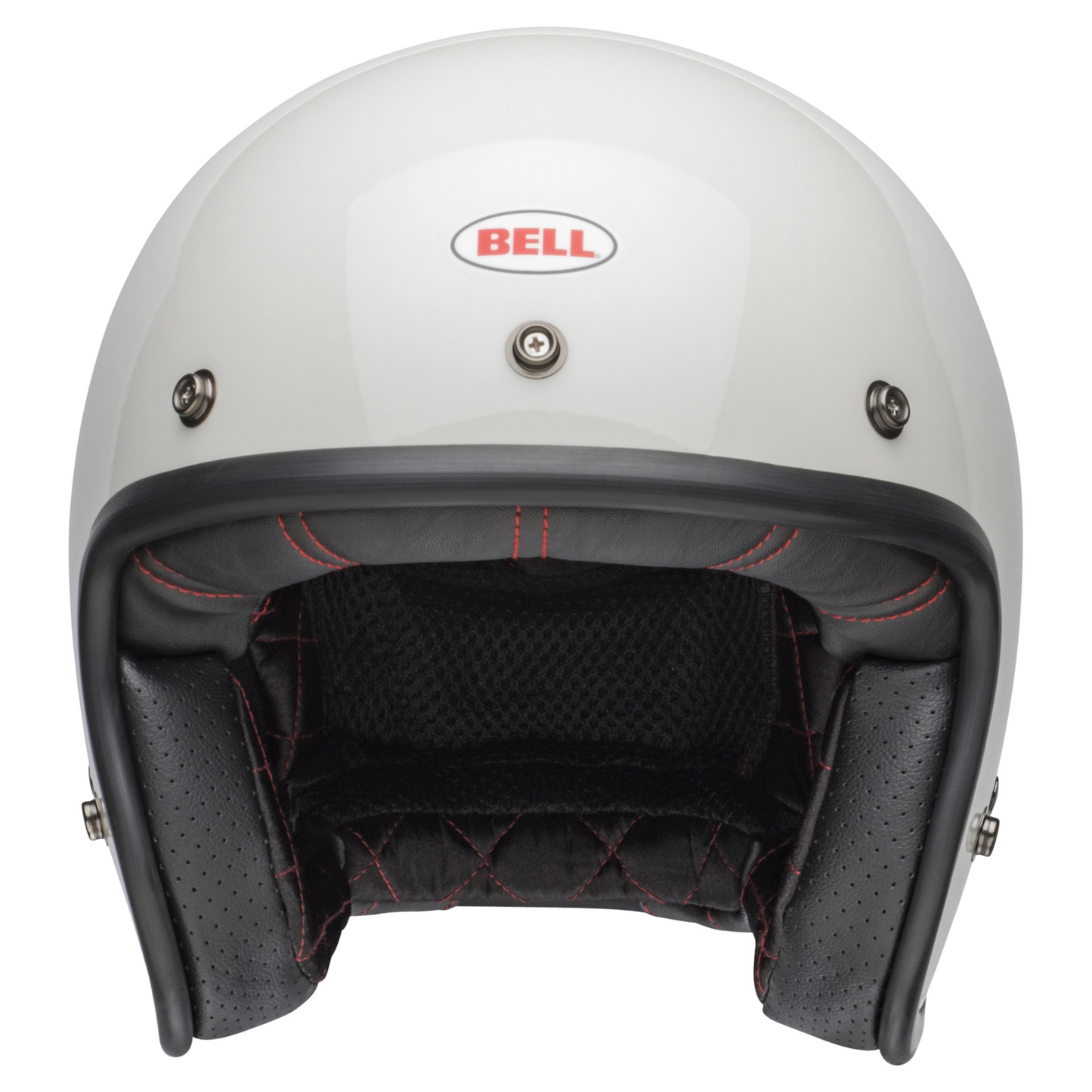BELL CUSTOM 500 ECE6 VINTAGE WHITE S OPEN FACE MOTORCYCLE HELMET