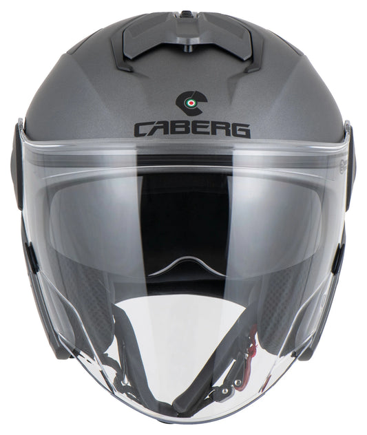 Kask motocyklowy Caberg Soho Solid szary mat