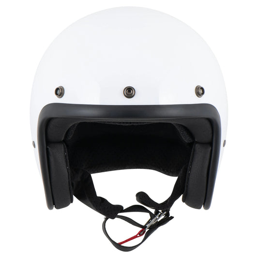 DMD Retro - Solid White - Open Face Helmet