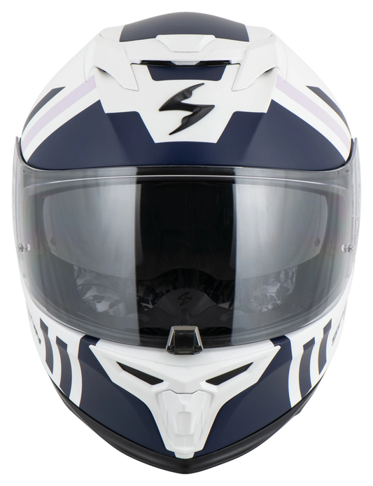 KASK INTEGRALNY SCORPION EXO-520 EVO AIR BANSHEE BIAŁY-FIOLETOWY