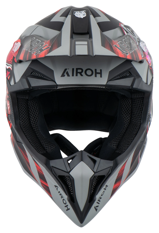 KASK OFF-ROAD AIROH WRAAAP CYBER RED MATT