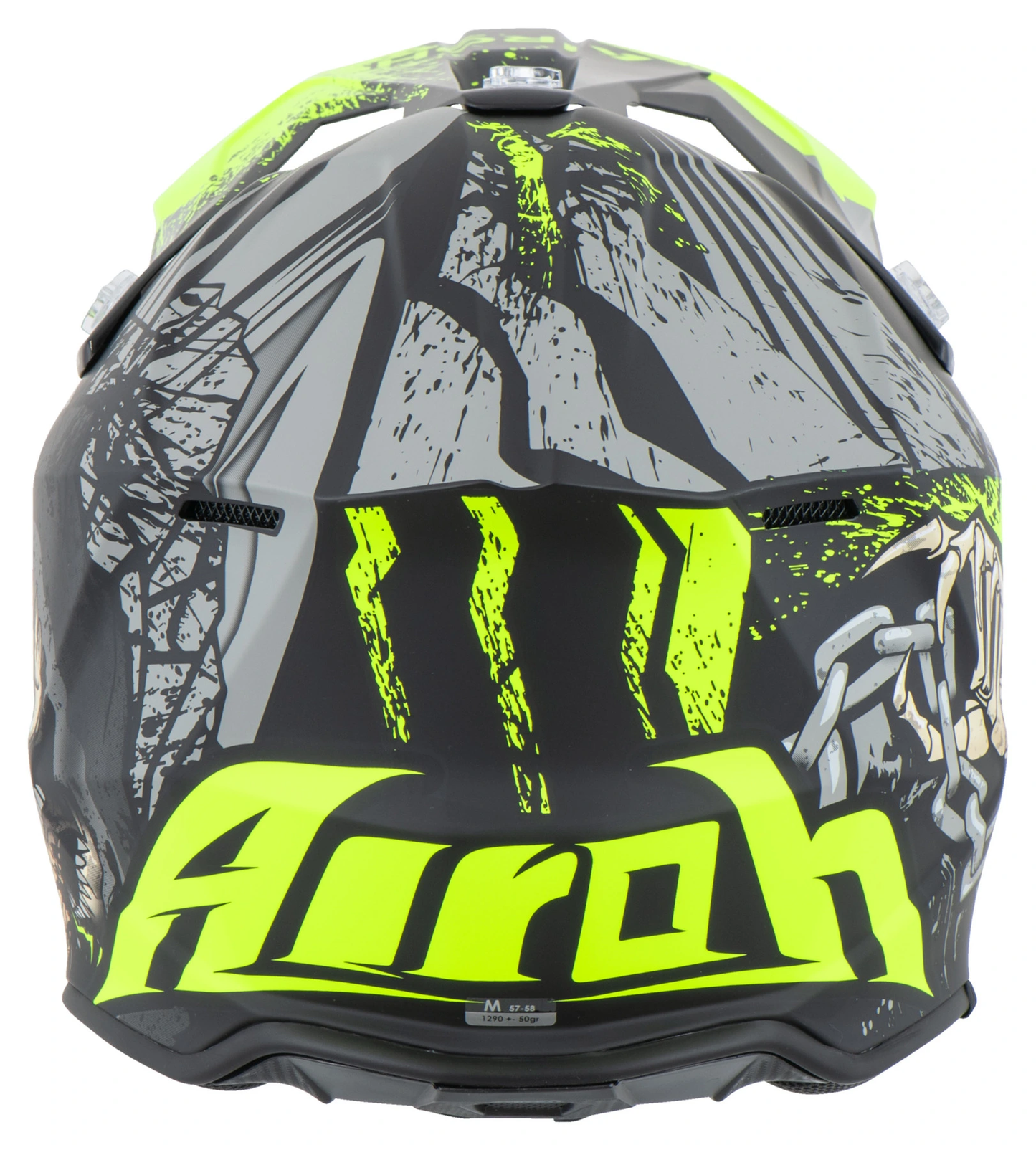 OFFROAD AIROH WRAAAP DARKNESS MATT XS HELMET