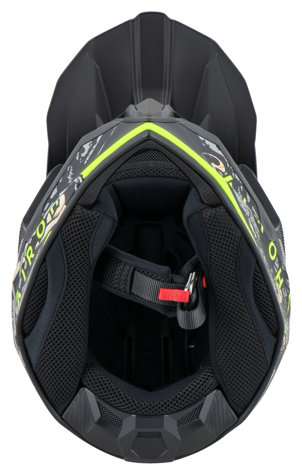 OFFROAD AIROH WRAAAP DARKNESS MATT XS HELMET