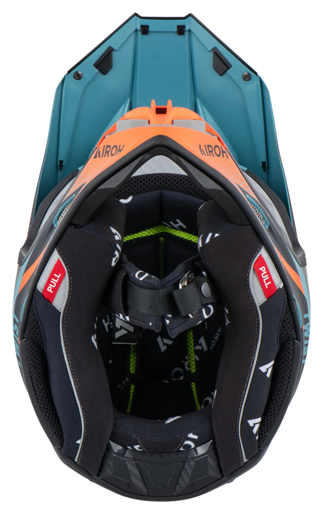 OFF-ROAD AIROH TWIST 3 SHARD ORANGE MATT S HELMET
