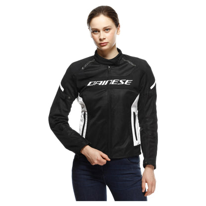 Dainese Air Frame 3 Tex Jacket Women's Motorcycle Jacket Black/White 40 