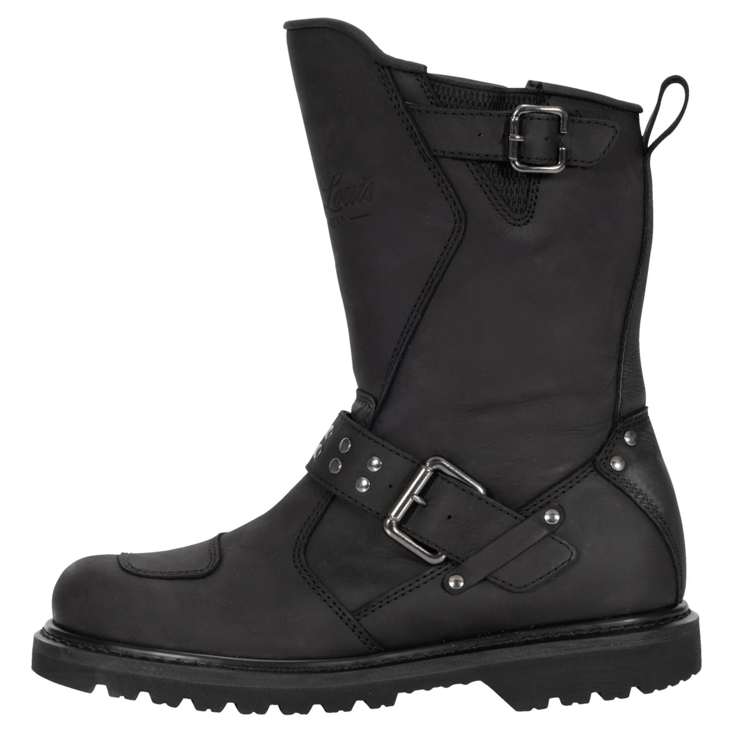 Motorcycle boots black TRAPERY Chopper harley 44 