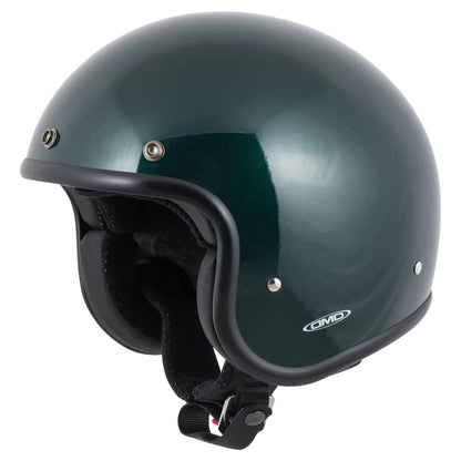 DMD Retro - Deep Green - Open Face Helmet 