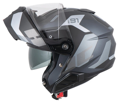 HJC I91 CARST BLACK/GRAY XS HELMET 