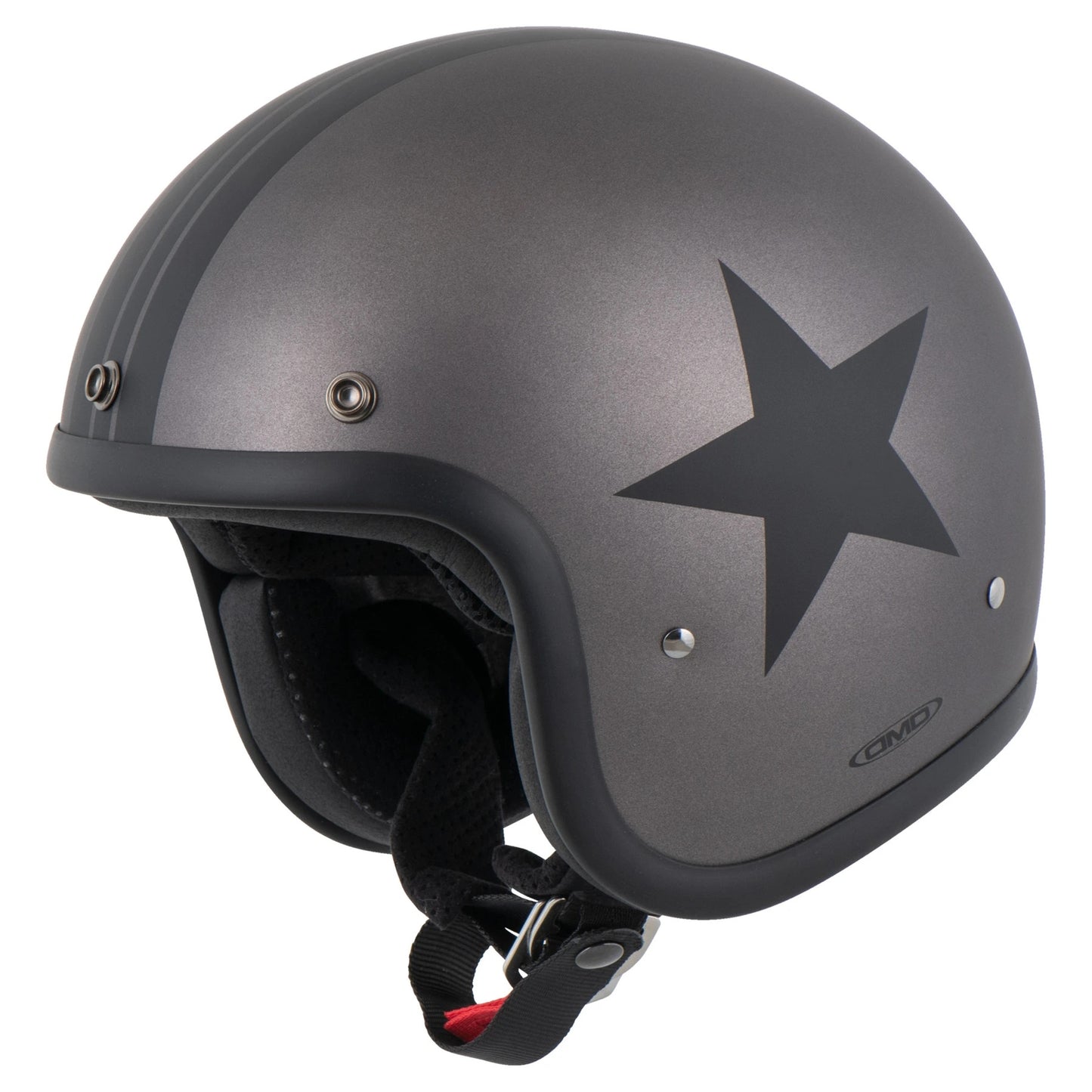 DMD Retro - Star Grey - Open Face Helmet 