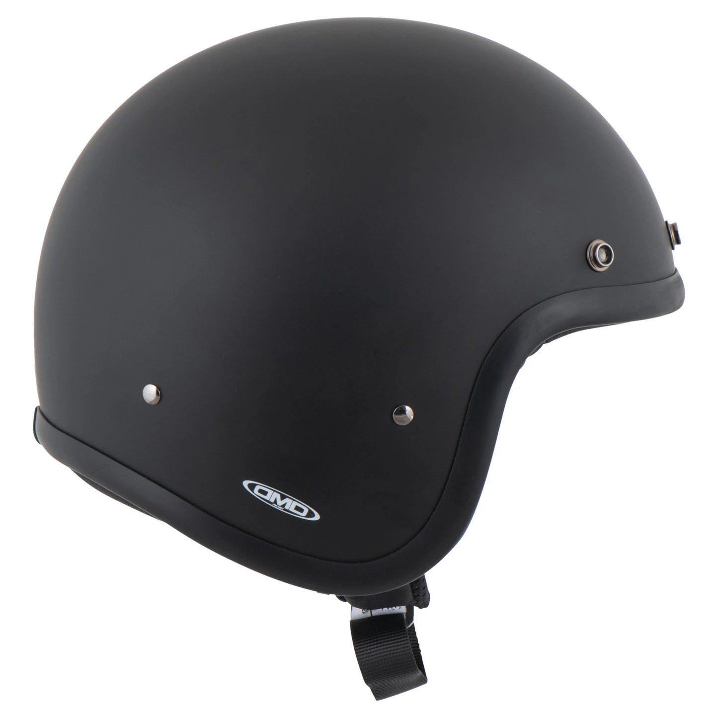 DMD Retro - Matt Black - Open Face Helmet 