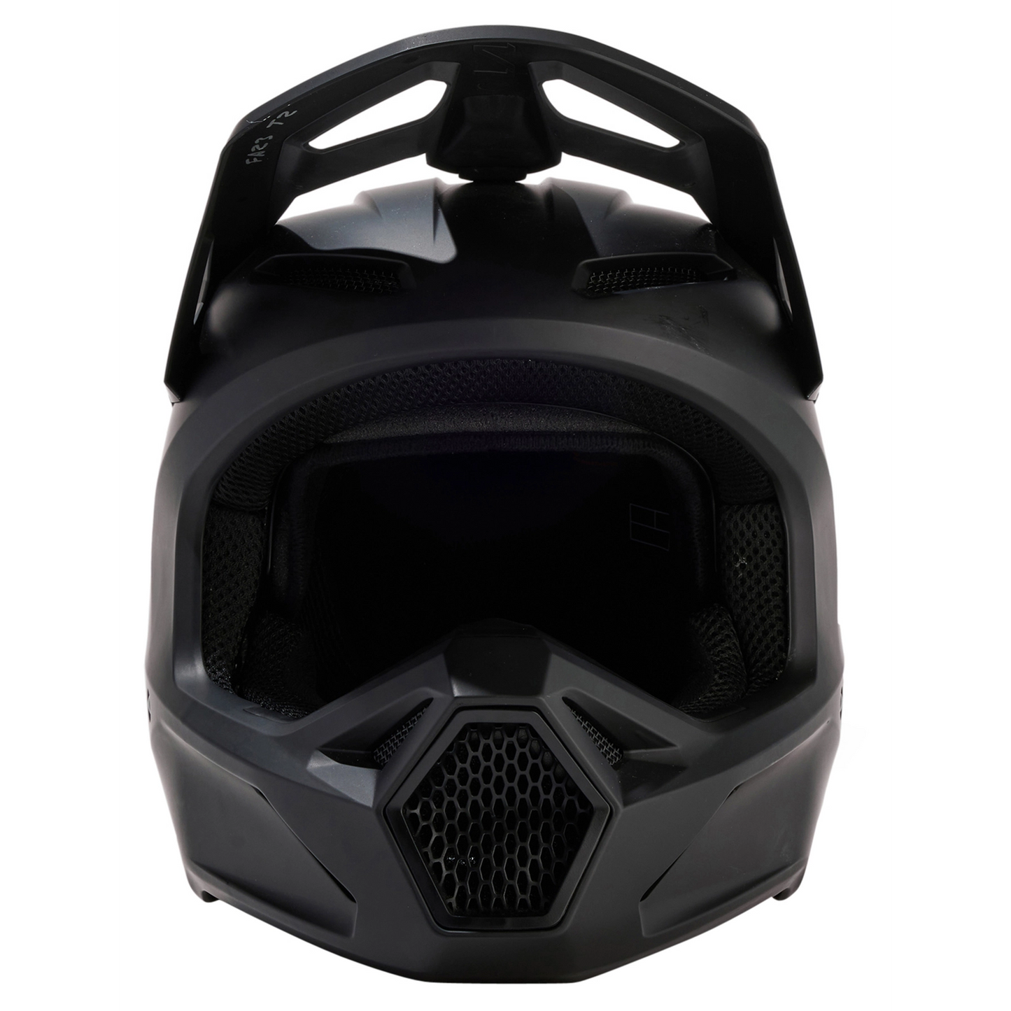 FOX V1 SOLID MATTE BLACK Bike Helmet Size XL 
