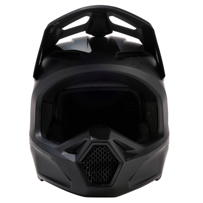 FOX V1 SOLID MATTE BLACK Bike Helmet Size XL 