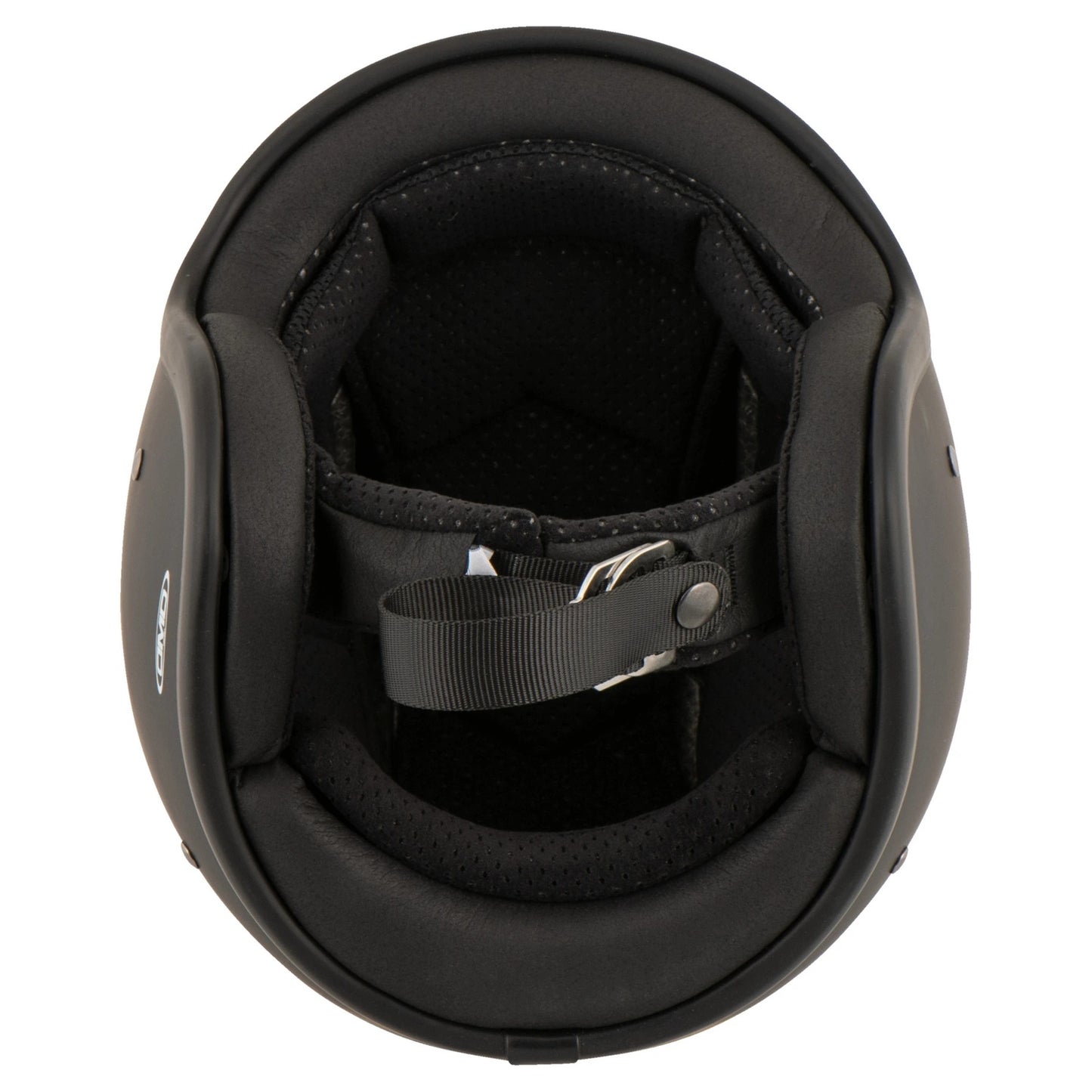 DMD Retro - Matt Black - Open Face Helmet 