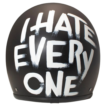 DMD Retro - I Hate Everyone - open face helmet 