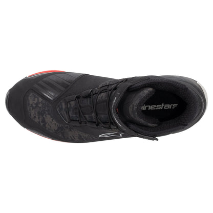 Alpinestars CR-X Drystar Motorcycle Boots Black/Camo/Red 12 