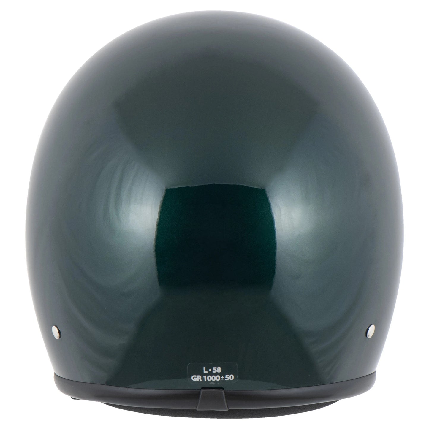 DMD Retro - Deep Green - Open Face Helmet 