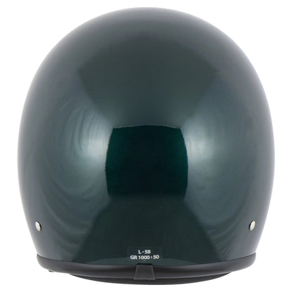 DMD Retro - Deep Green - Open Face Helmet 