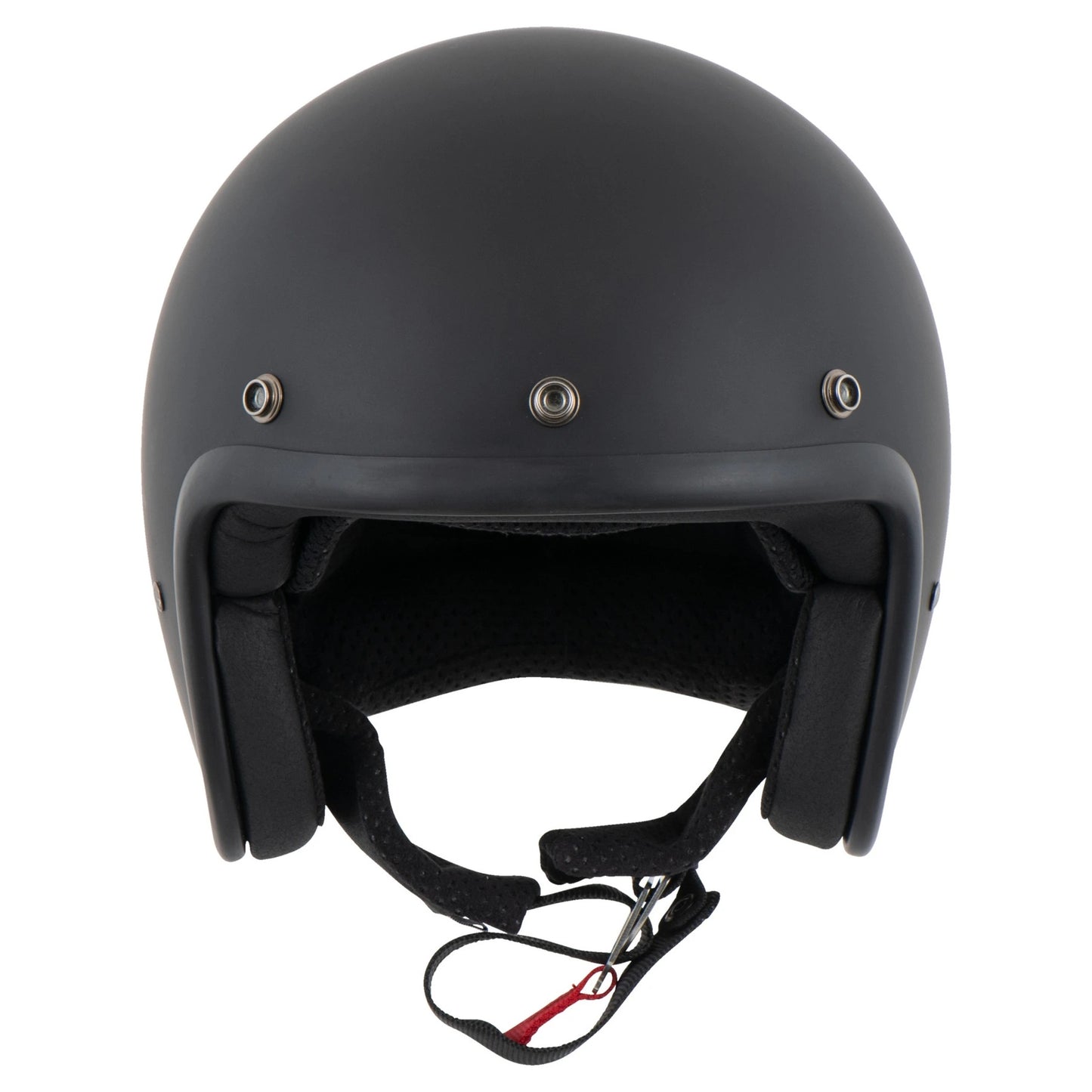 DMD Retro - Matt Black - Open Face Helmet 