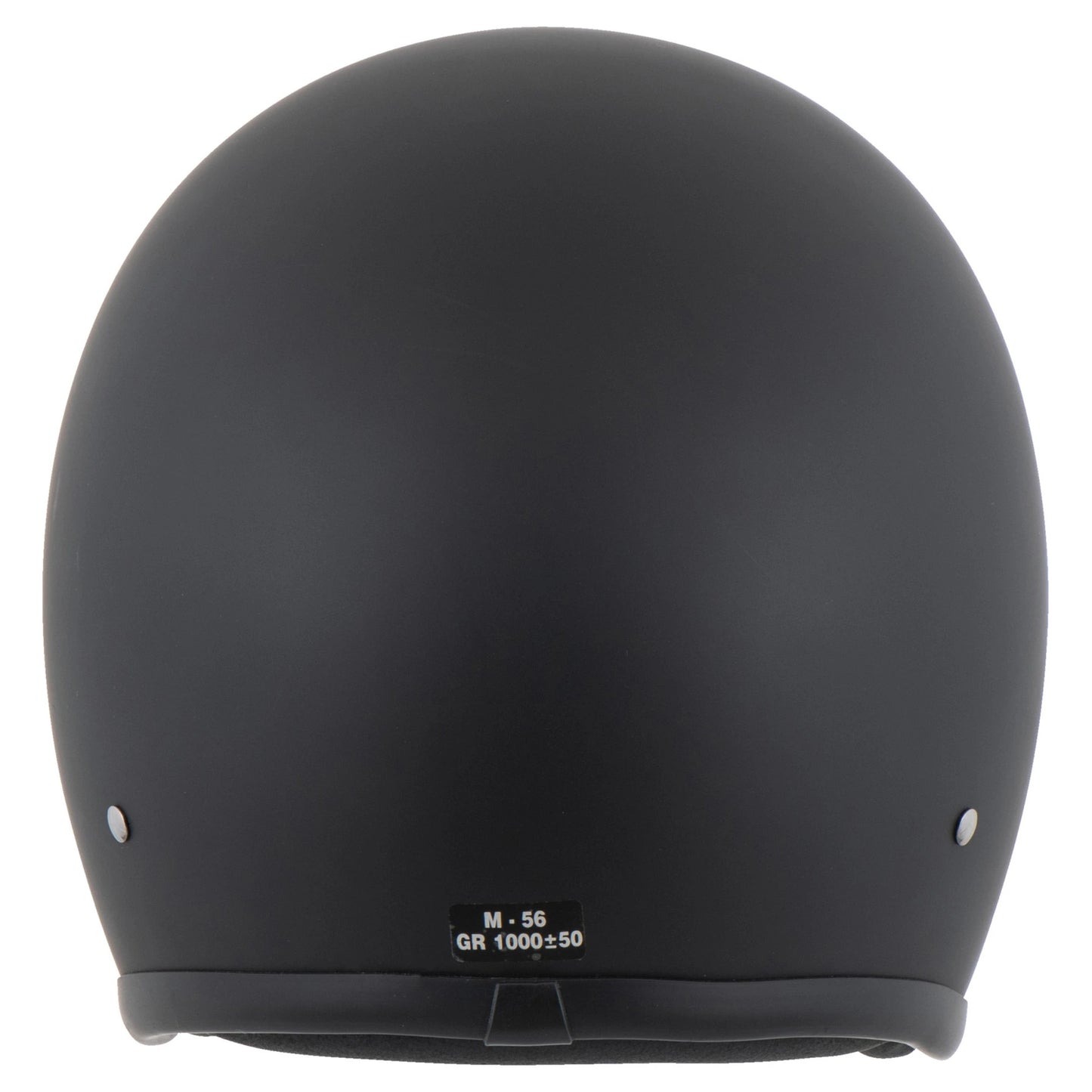 DMD Retro - Matt Black - Open Face Helmet 