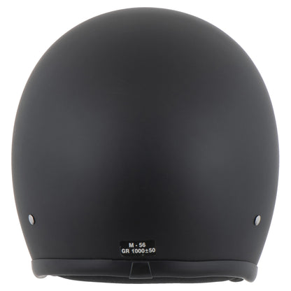 DMD Retro - Matt Black - Open Face Helmet 