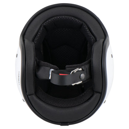 DMD Retro - Solid White - Open Face Helmet 