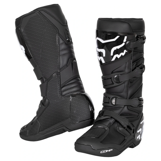 Fox Comp Motorcycle Boots Size 42.5 Black 