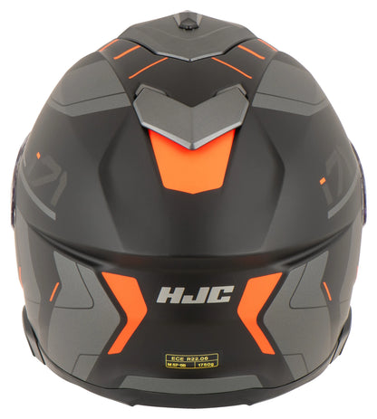 HJC I71 SIMO GRAY/ORANGE XS HELMET 