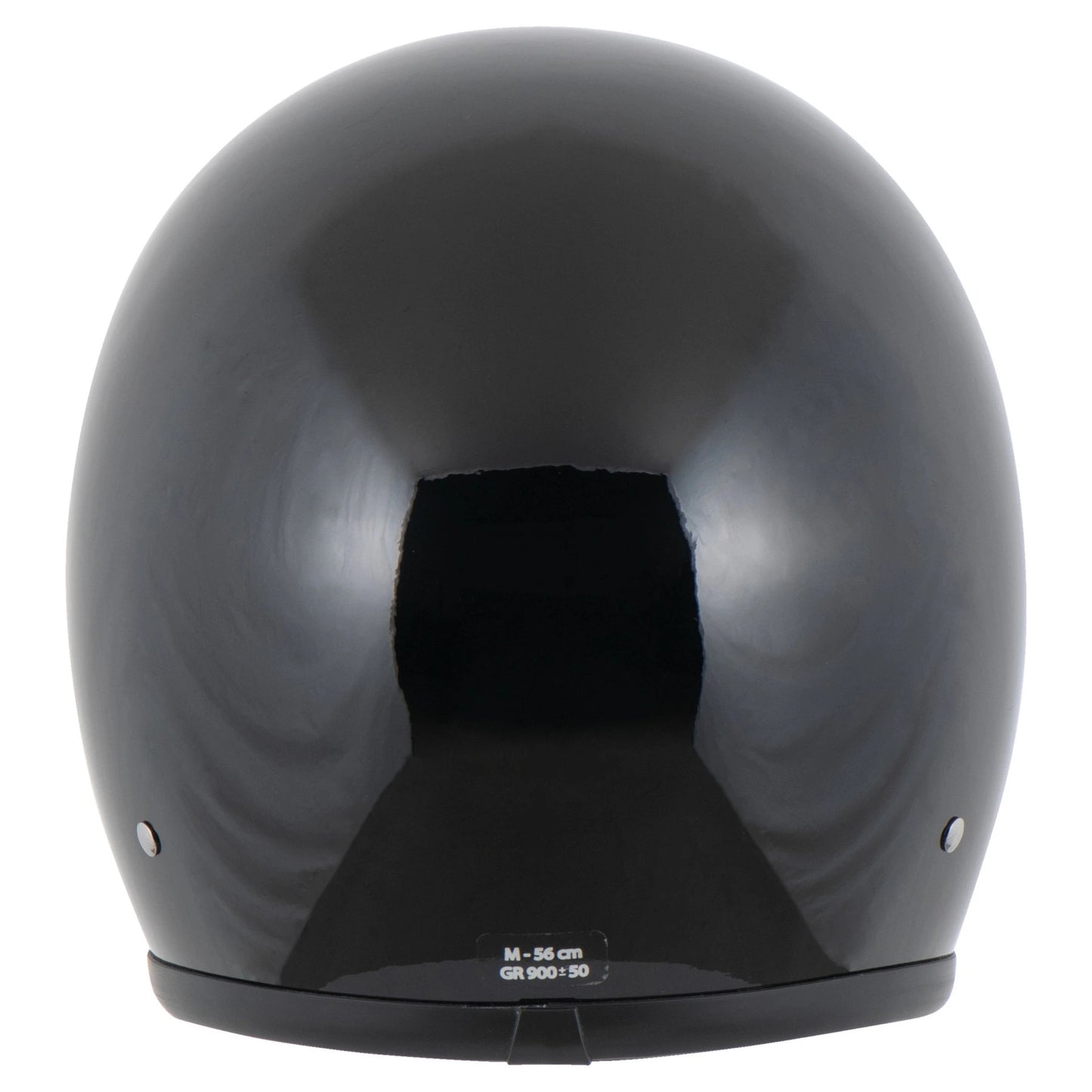 DMD Retro - Solid Black - Open Face Helmet 