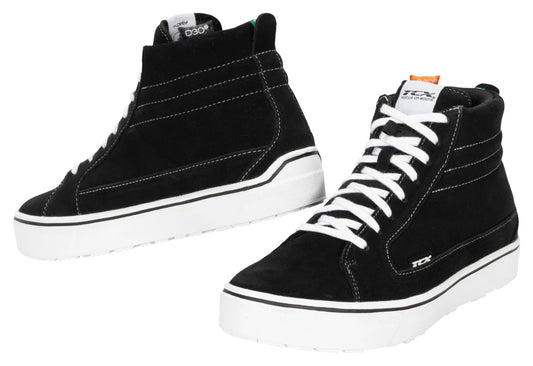 TCX STREET 3 WP Motorcycle Boots Black/White 