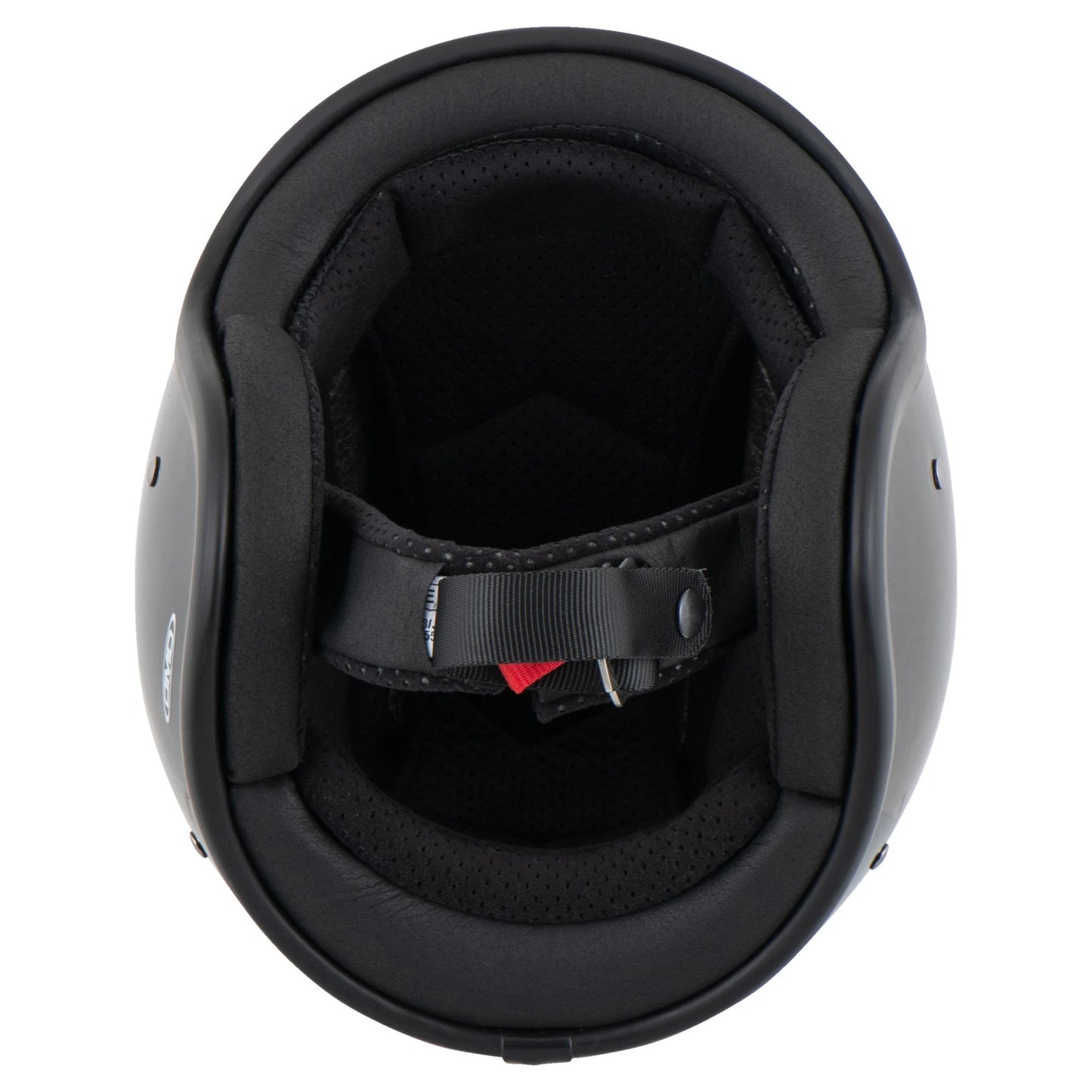 DMD Retro - Solid Black - Open Face Helmet 