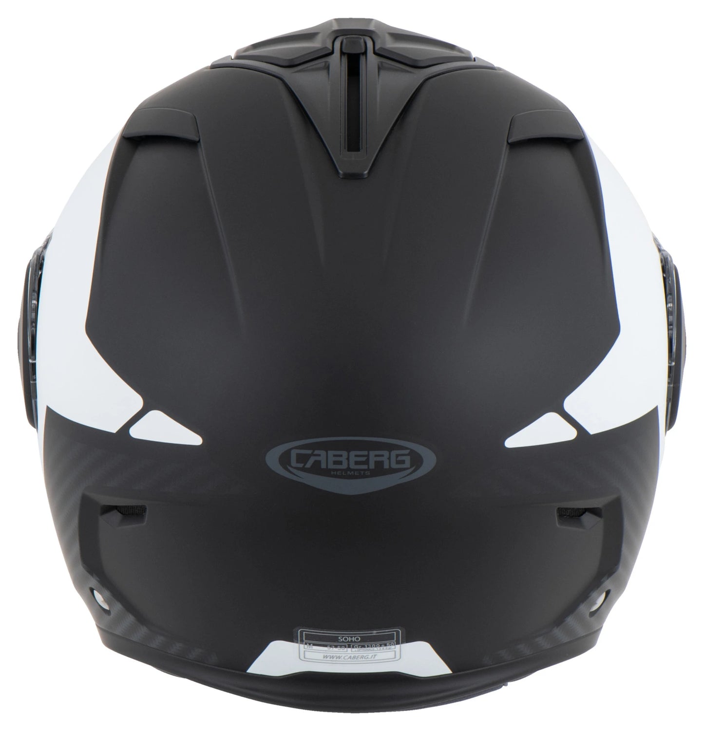 Open Face Jet Helmet CABERG with Visor SOHO MILANO Color Matte Black Size: M 