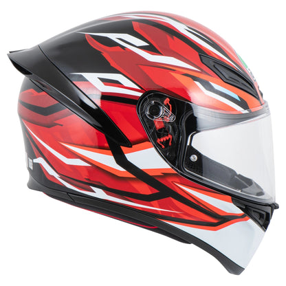 AGV K-1 S Lion Helmet Black/Red/White E2206 