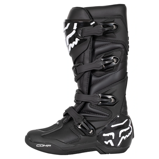 Fox Comp Motorcycle Boots Size 42.5 Black 