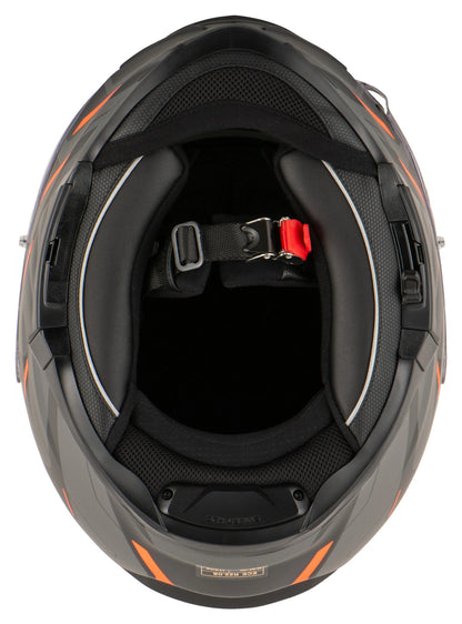 HJC I71 SIMO GRAY/ORANGE XS HELMET 