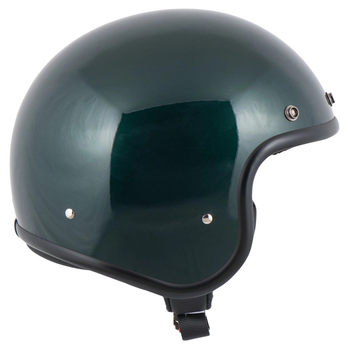 DMD Retro - Deep Green - Open Face Helmet 