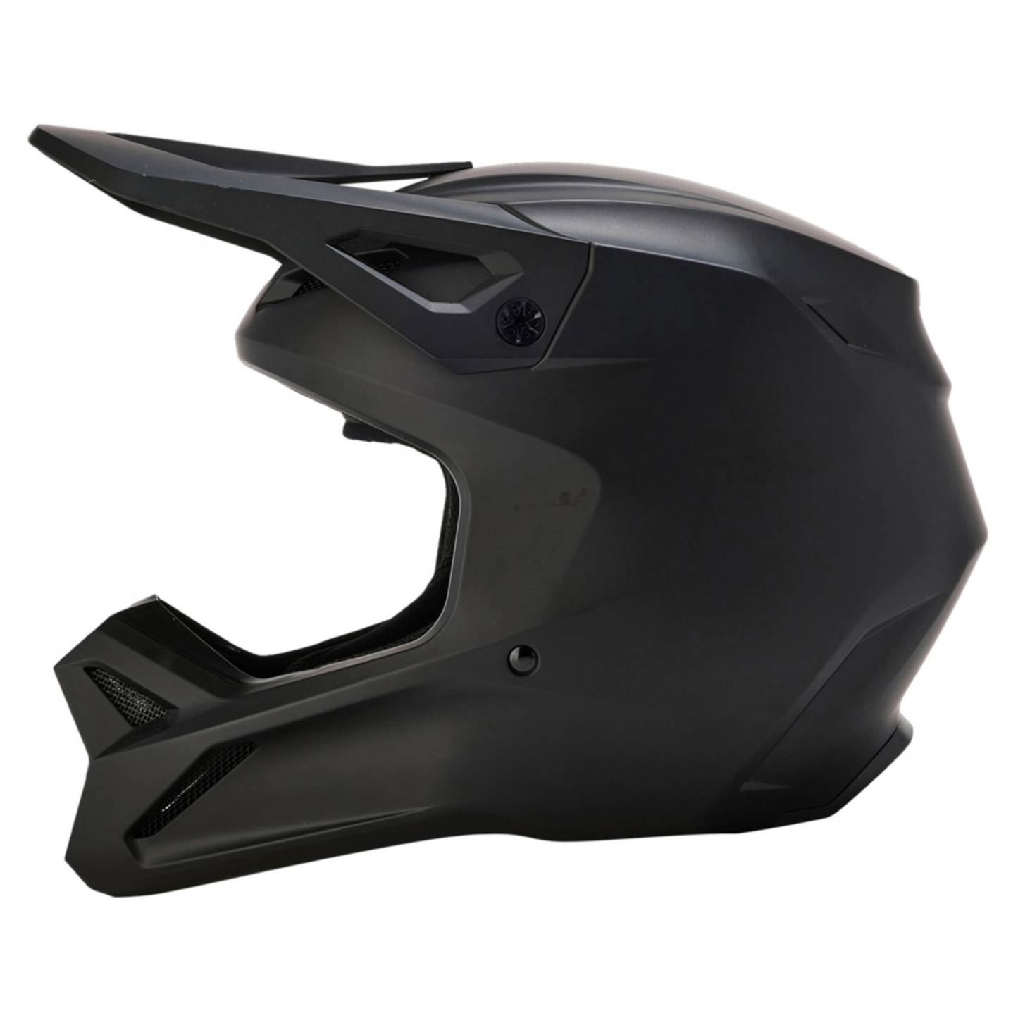 FOX V1 SOLID MATTE BLACK Bike Helmet Size XL 
