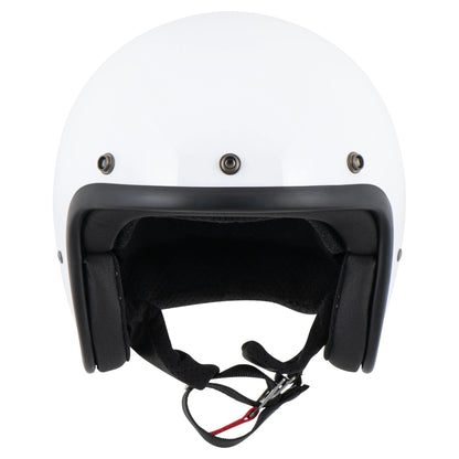 DMD Retro - Solid White - Open Face Helmet 