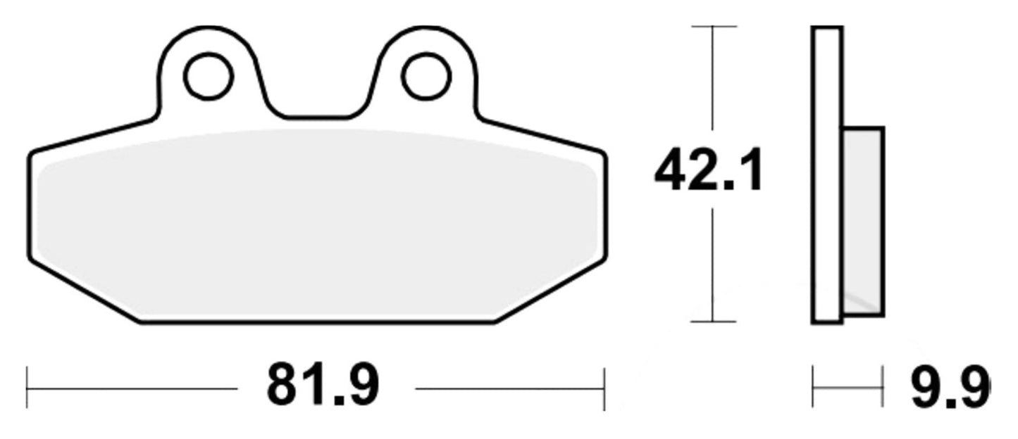 Klocki Hamulcowe TRW MCB 894 SH – Metaliczne, Sportowe, Wysoka Skuteczność