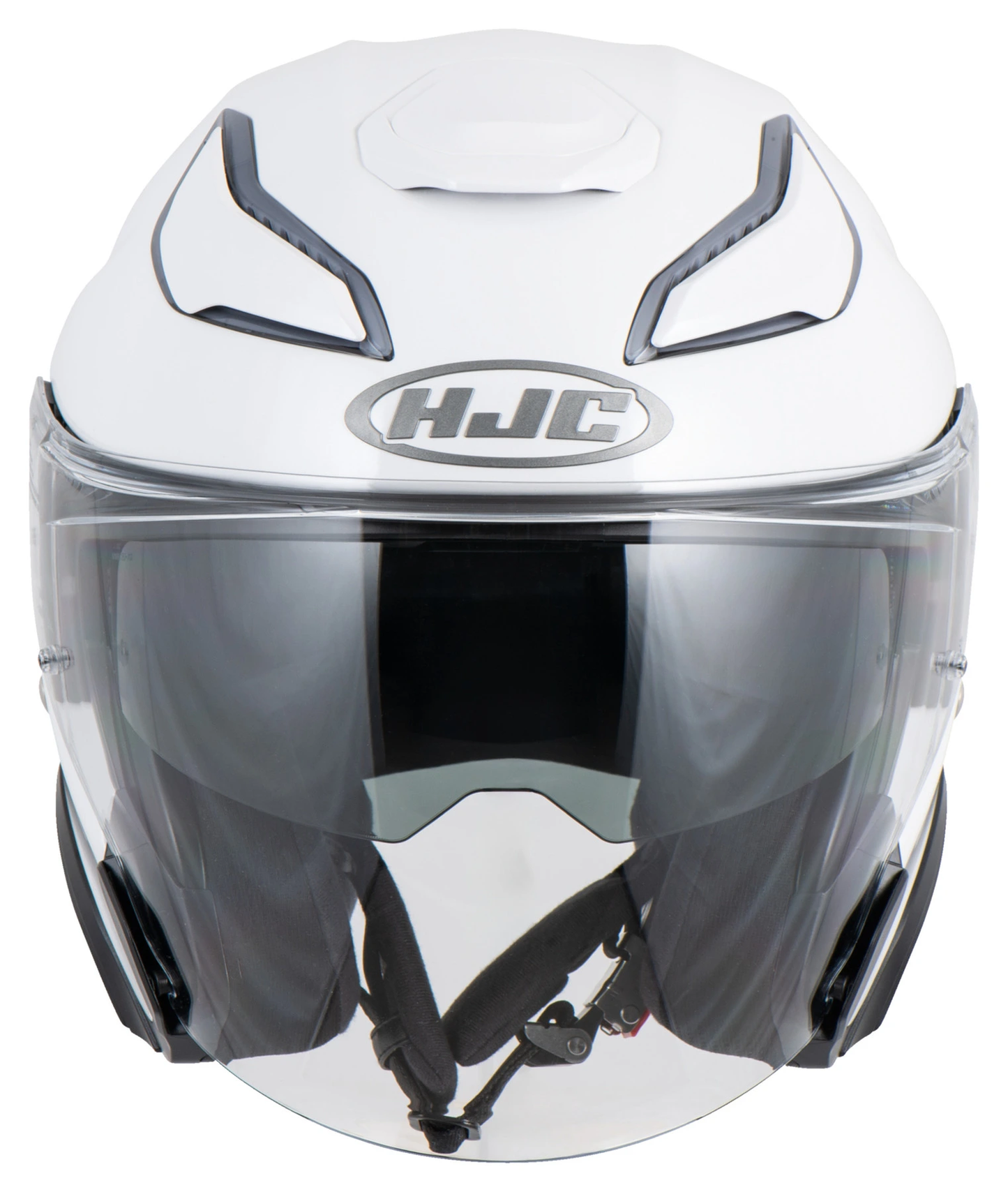 HJC F31 SOLID PEARL WHITE HELMET (S) 