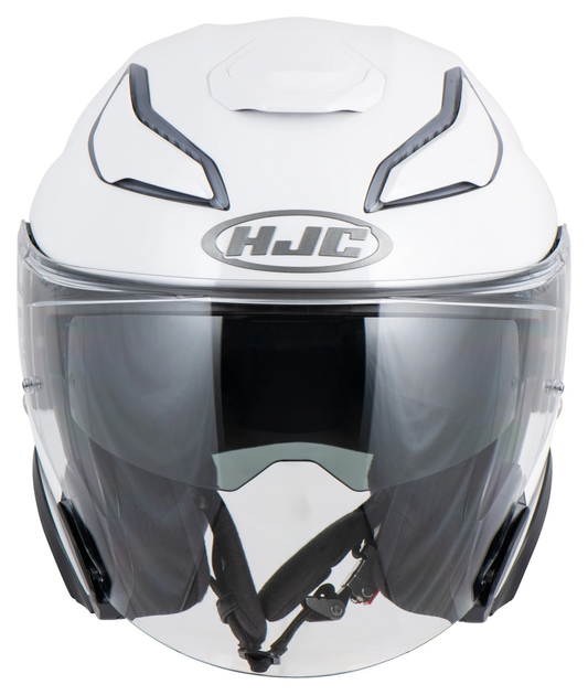HJC F31 SOLID PEARL WHITE HELMET (S) 